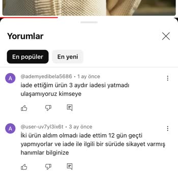 Sefamerve Para İade Etmiyor