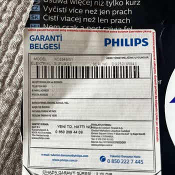 PHILIPS Türkiye Şikayet