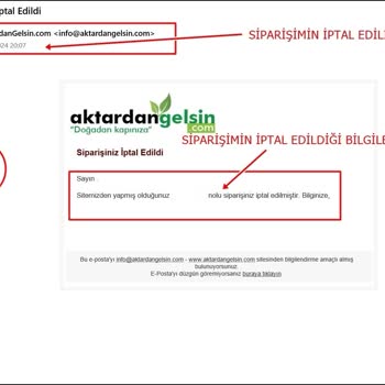 Aktardan Gelsin (Aktardangelsin.com) Sipariş İptali Sonrası Ürüne Zam Yapıldı