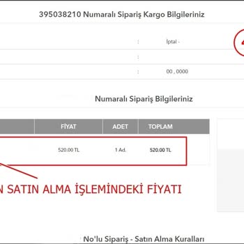 Aktardan Gelsin (Aktardangelsin.com) Sipariş İptali Sonrası Ürüne Zam Yapıldı