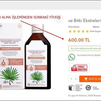 Aktardan Gelsin (Aktardangelsin.com) Sipariş İptali Sonrası Ürüne Zam Yapıldı