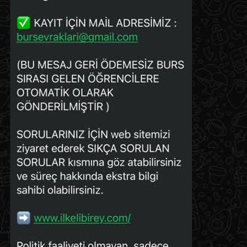 Finans Kuruluşları Adıyla Dolandırıcılık İlkeli Birey Derneği Karşılıksız Burs Başvurusu
