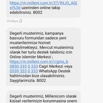 Millenicom Yalan Beyan Fatura Kesmişler