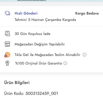 Boyner Mayo Ürünlerinde İade Almıyor