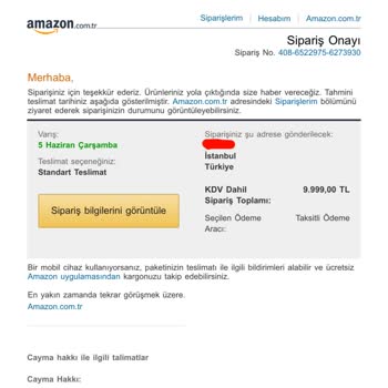 Amazon İndirimli Siparişim İptal Edilerek İki Katı Fiyata Satılması