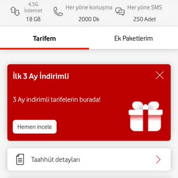Vodafone Taahhüt Dışı Fiyat Değişikliği Ve Faturalandırma