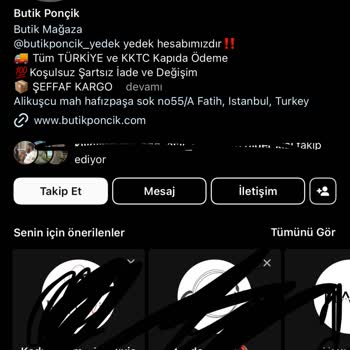 Butik Ponçik Butik. Ponçik Ten Alışveriş Yapılmamalı
