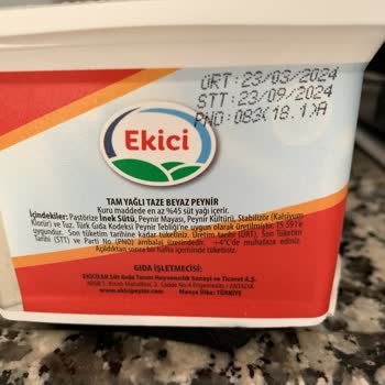 Ekici Peynir Bozuk Satılan Ekici Peynirler