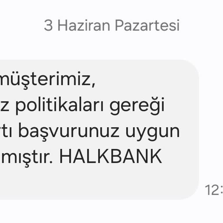 Halkbank Haberim Olmadan İşlem Yaptı
