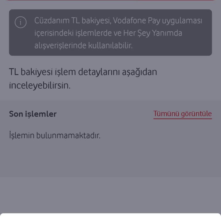 Vodafone Yanımda Ve Pay Uygulaması Hatalar Ve Buglarla Dolu