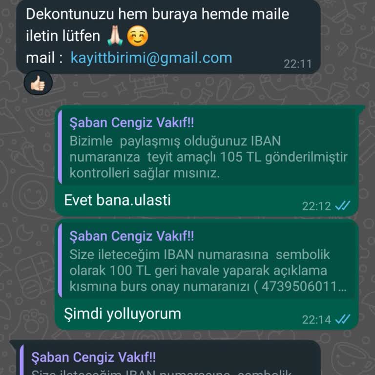Şaban Cengiz Vakfı (Burs Başvuru) Vakıf Burs İddiaları