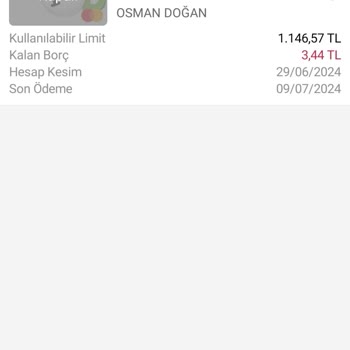 Garanti Bankası Kapalı Olan Kredi Kartına Borç Çıkarıyor