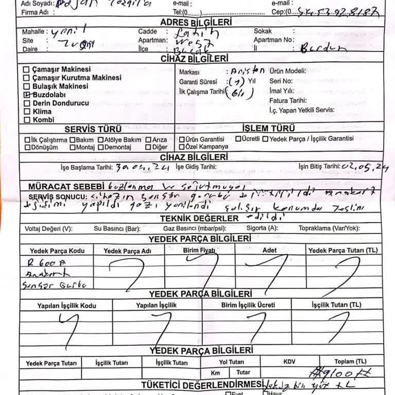 Hotpoint Indesit Teknik Servis Mağduriyeti İncelemesi