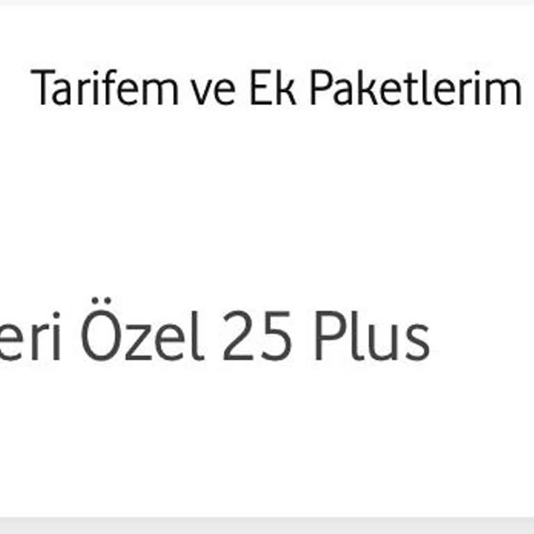 Vodafone Fahiş Fiyat Artışı!