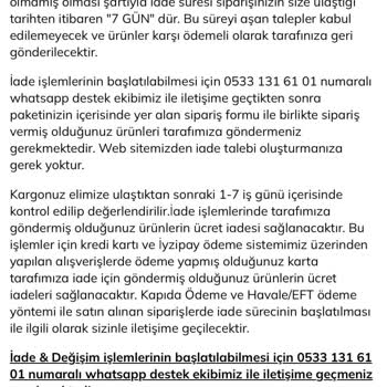 Gaus İade Kabul Etmiyor, Değişim Yapmaya Zorluyor!