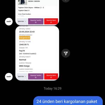 Ande Tesettür Kargo Takip Sorunu Ve İletişim Eksikliği