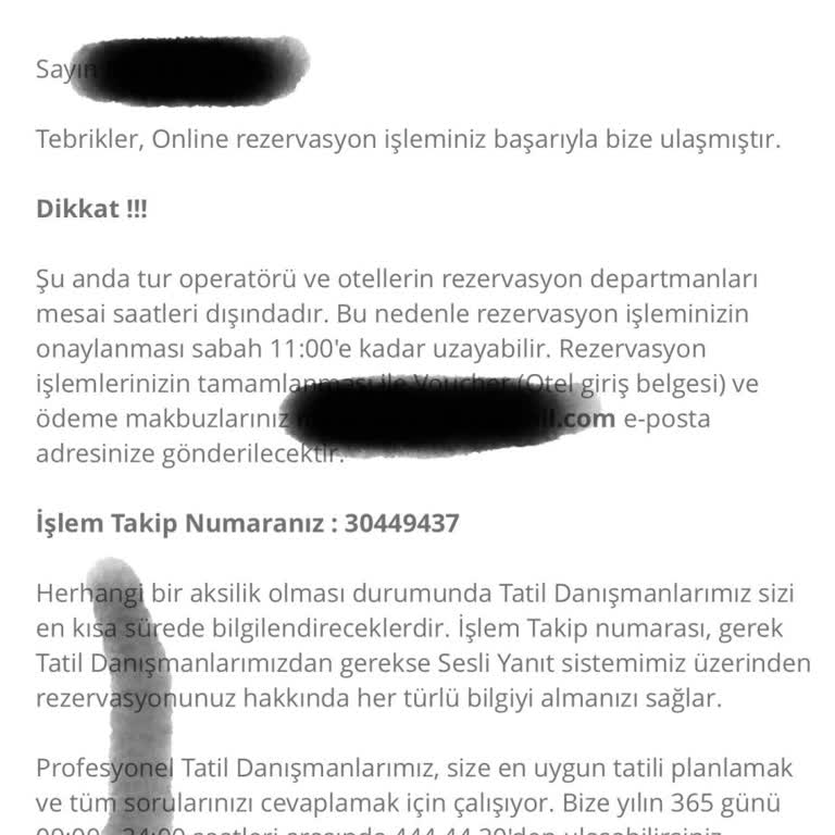 Tatil Sepeti Parasını Ödediğim Rezervasyonu Onaylamıyor