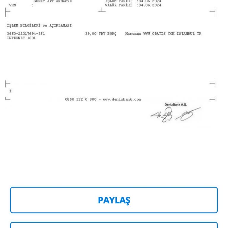 Gratis'ten Siparişe Ödeme Alındı Fakat Siparişlerim Gözükmüyor