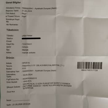 Tek Kullanımda Yıpranan Adidas