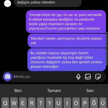 Şehri Moda Butik Şehrimoda Değişim Yapmıyor