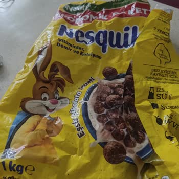 Nesquik Paketinden Çıkan Yabancı Cisim