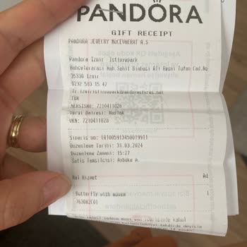 Pandora Mücevher Dağılan Ve Değişimi Yapılmayan Ürün