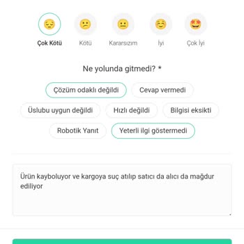 Dolap Firmasından Almış Olduğum Ürün Kayboldu