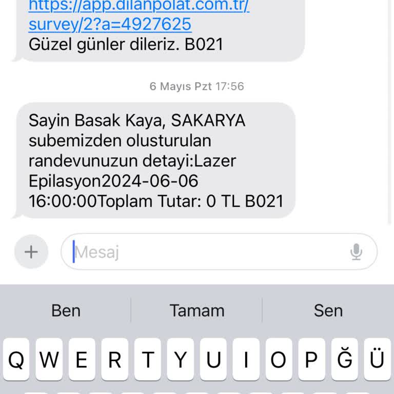 Dilan Polat Estetik Lazer Epilasyon Paketimin Haksız İptali Ve Mağduriyetim