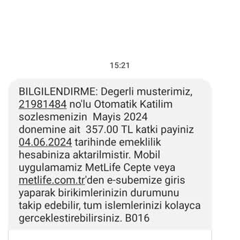 Metlife BES İptal Talebi Ve Çekilen Paranın İadesi