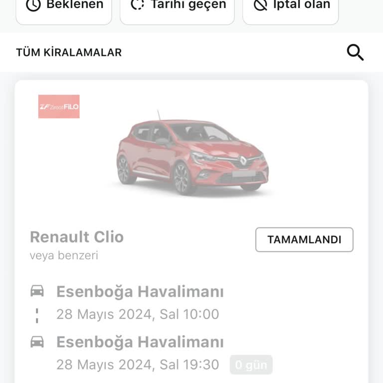 Enuygun.com Araç Kiralama İşlemi İade Sorunu