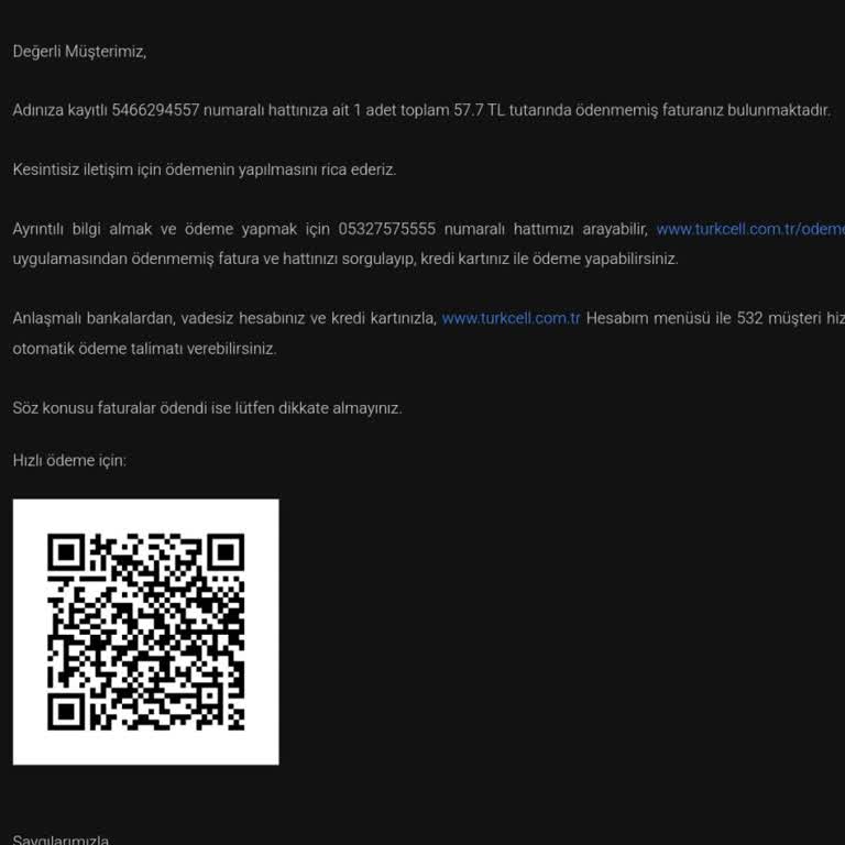 Turkcell Yıllar Sonra Fatura Çıkarıyor!