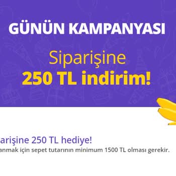 Getir 5. Yıla Özel 250 TL İndirim Aldatmacası