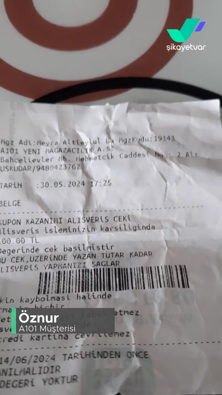 A101 Çalışanların İlgisizliği! videonun kapak resmi