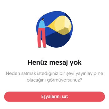 Letgo'da Gelen Mesajlar Görünmüyor