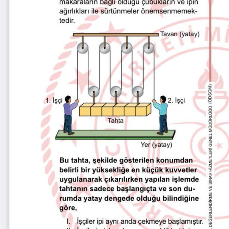 Milli Eğitim Bakanlığı (MEB) LGS 2024 13. Fen Sorusu