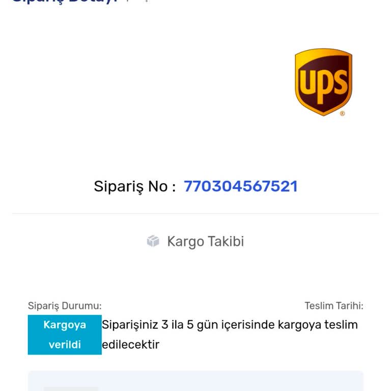 Fenerium Siparişim Gelmedi F