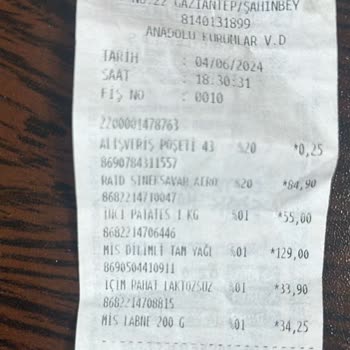 Şok Market Dondurulmuş Patates Şikayeti