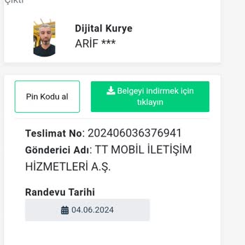 TT Hattımı Getirmeyen Dijital Kurye