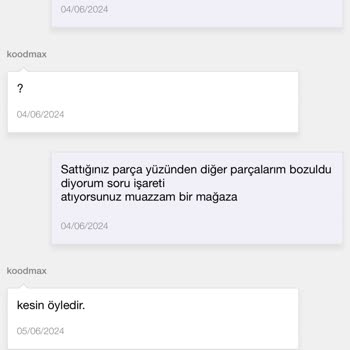 Koodmax.com Koodmax Satıcısı Müşteri Suçluyor