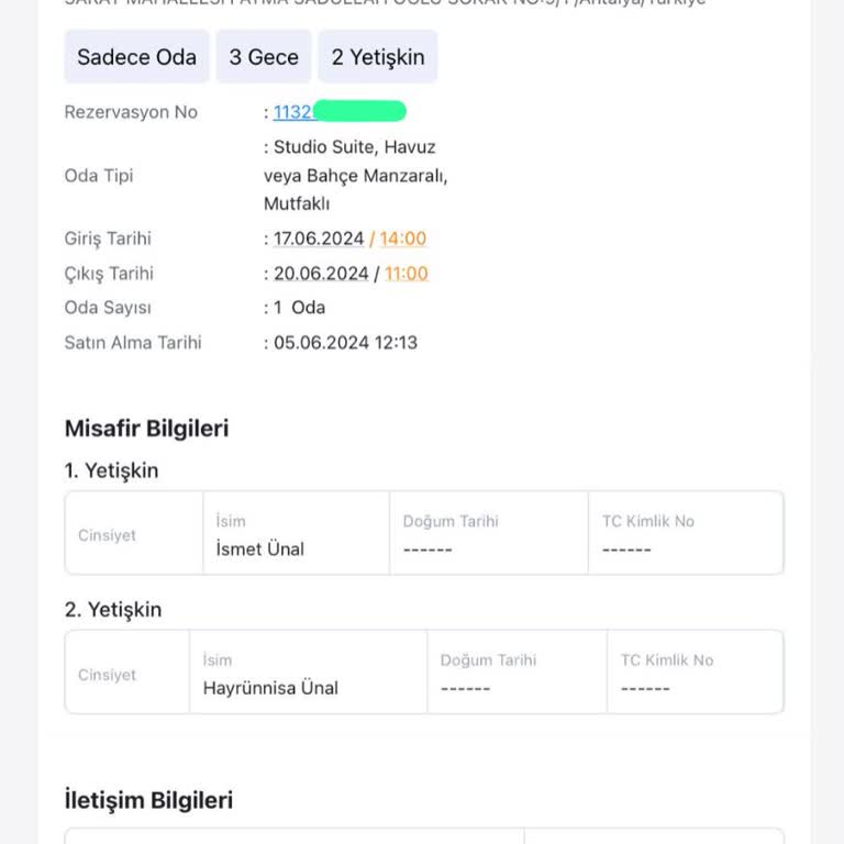 ETS Tur Otel Mağduriyet