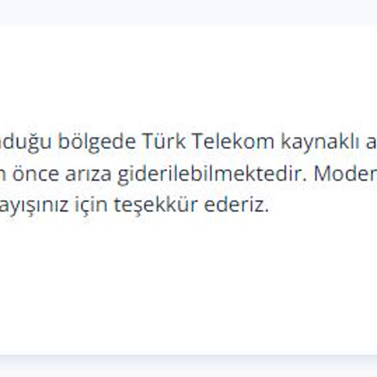 TurkNet Fiber İnternet Bağlantı Sorunsalı