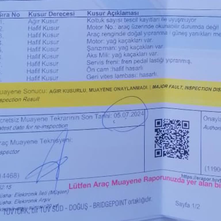 Tüvtürk Muayenesinde 15 Yıllık Peugeot Bipper'a Ağır Kusur Şoku!