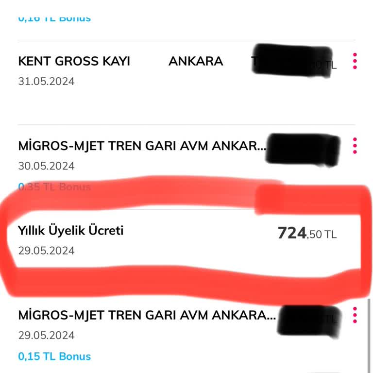 Denizbank Yıllık Üyelik Ücreti