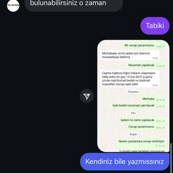 İdil Mulhan Butik Butikten İade Sorunu