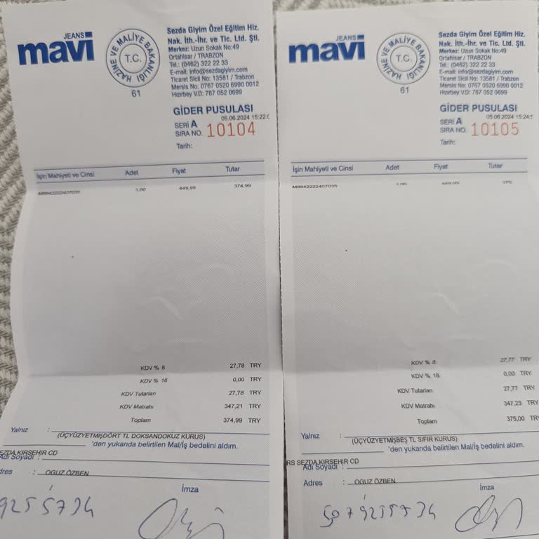 Mavi Pantolon Değişimi Yerine Para İadesini Seçiyor