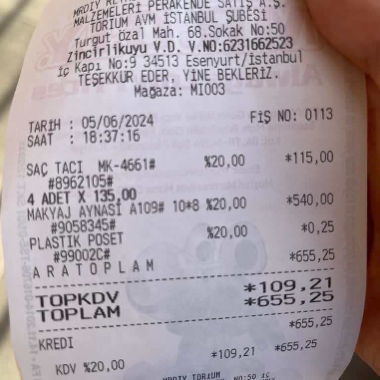 Mr.Dıy Kasa Personelinin Tavrı