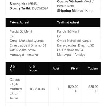 Class Üniforma İade Ücretini Yatırmadı