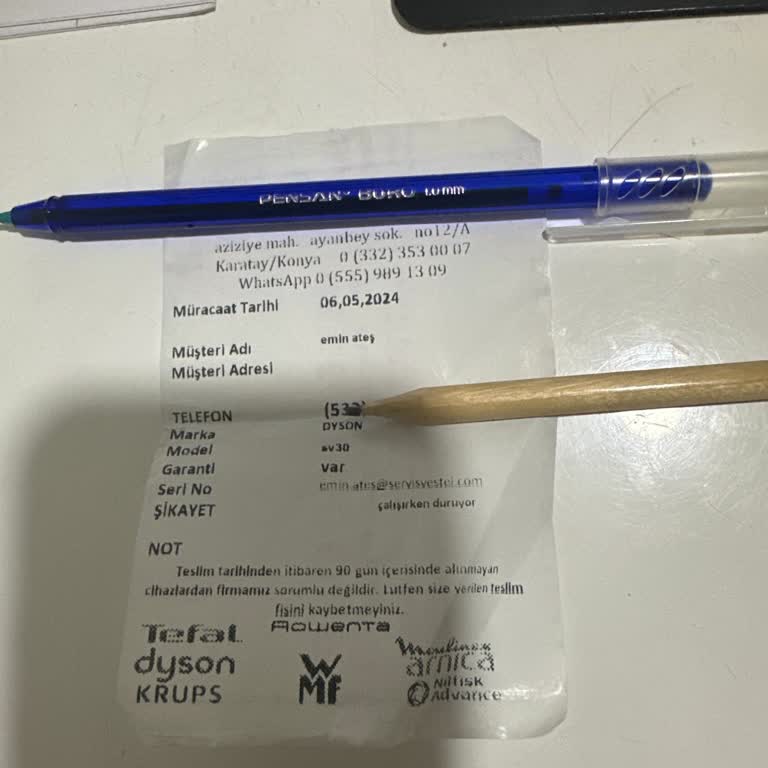 Dyson Firması Yasal Süre İçerisinde Ürünü Değiştirmiyor.