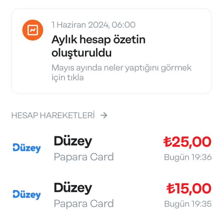 iyzico Iyızıco Düzey İzinsiz Papara Kartımdan Para Çekilmesi
