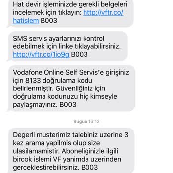 Vodafone Müşteri Hizmetleri Ulaşılamama